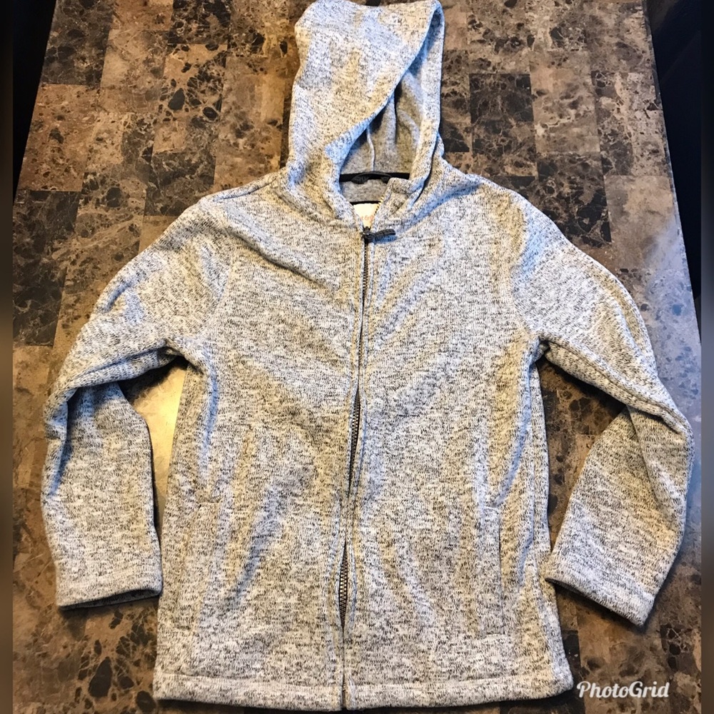 Size 8/10 Boy’s Gray Zipper Hoodie Cat & Jack